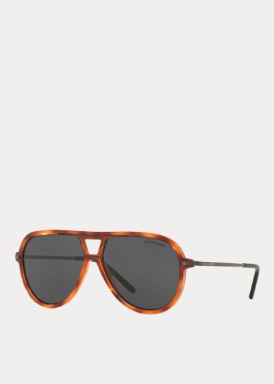 Men's Polo Ralph Lauren Automotive Pilot Sunglasses | 706923KNA